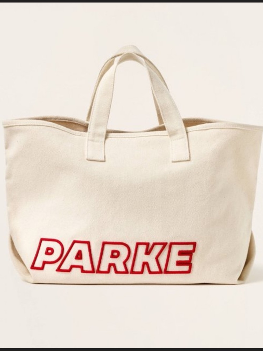 NWT Parke x Target Canvas Tote Bag - Natural - Large